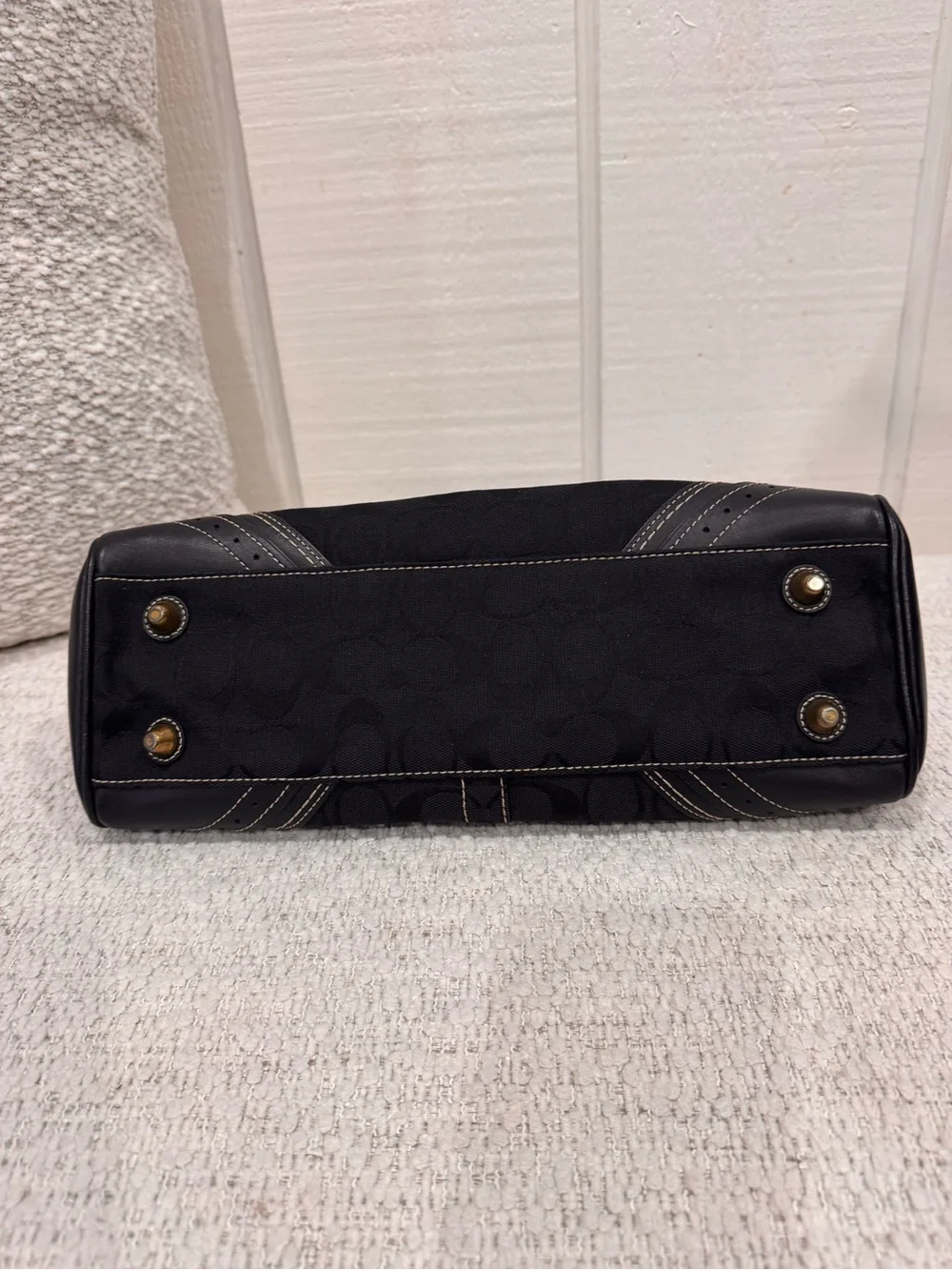 Vintage Coach Hampton Signature C Satchel